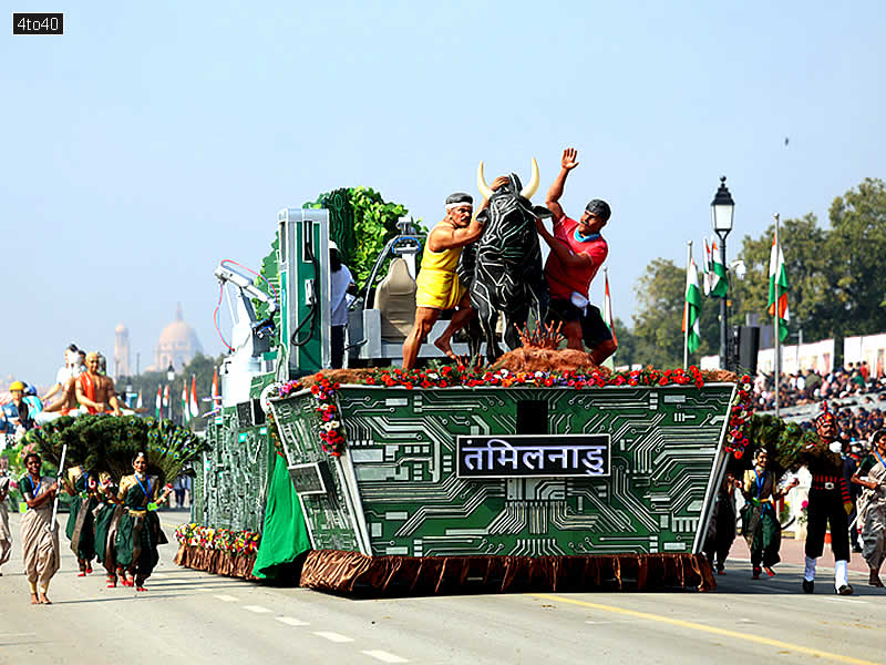 Tamil Nadu State 2026 Republic Day Tableaux - Theme: Mantra of Prosperity - Self-Reliant India