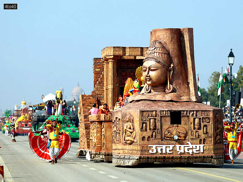 Uttar Pradesh State 2026 Republic Day Tableaux - Theme: Culture of Bundelkhand