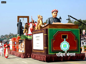 West Bengal State 2026 Republic Day Tableaux - Theme: Bengal in the Freedom Movement of India