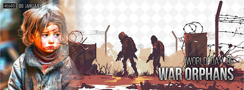 World Day of War Orphans Social Media Banner