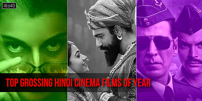 Top grossing Hindi Cinema Films of Year 2025