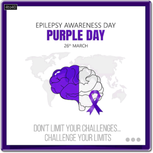 Epilepsy Awareness Day - Purple Day Greeting Card