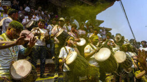In Nepal, festivities have already begun with people in Kathmandu playing traditional instruments to mark the joyous event