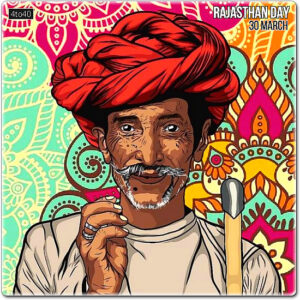 Padharo Sa - Welcome Card For Rajasthan Foundation Day