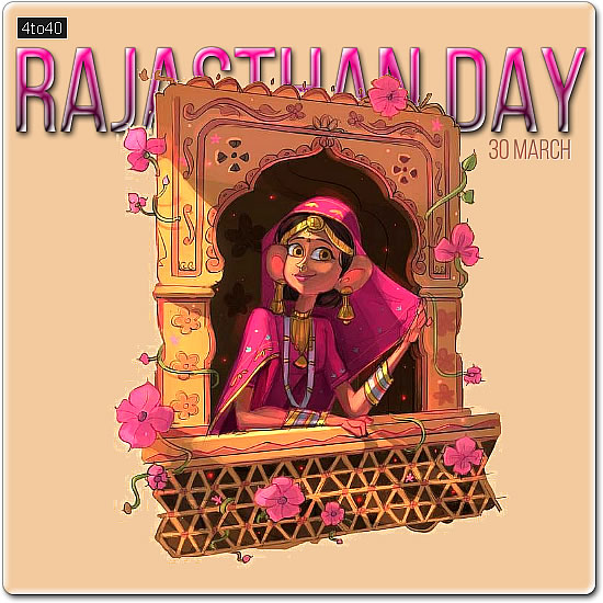 Rang Rangilo Rajasthan - Free Greeting Card for State Foundation Day