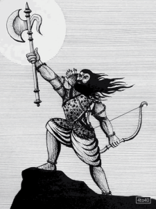 Bhagwan Parshuram Pencil Sketch