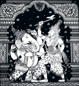 War Of Lord Ganesha And Lord Parshuram