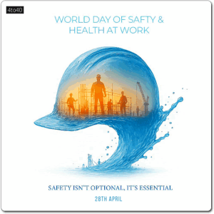 World Day for Safety and Health at Work greeting card