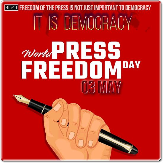 Freedom of the press is not just important to democracy, it is democracy. ~ Walter Cronkite
