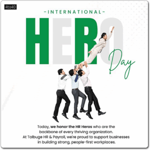 Happy International HR Day! Today, we celebrate the true HEROES behind every successful organization - HR professionals!
