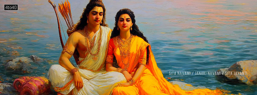 Sita Navami / Janaki Navami / Sita Jayanti Social Media Banner