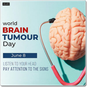 World Brain Tumor Day, observed annually on June 8, promotes early detection, advocates for better treatments, and honors patients and survivors.