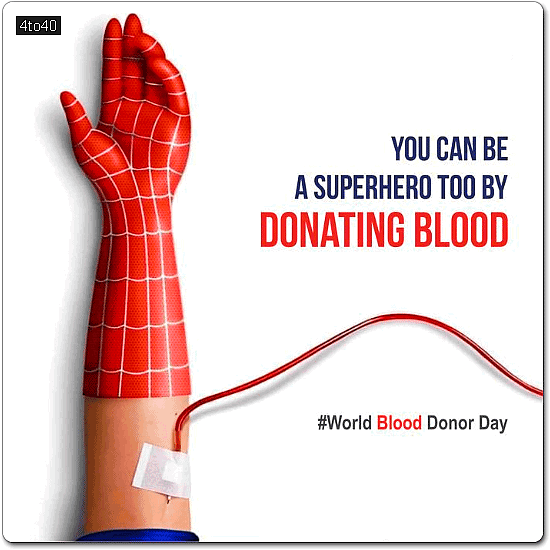 You Can Be A Superhero Too By Donating Blood
