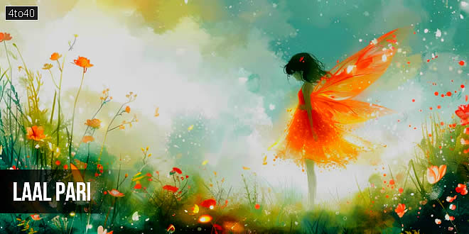 लाल परी: लाल गुलाब से आसमानी परी की बातचीत