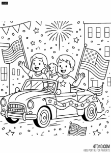 4th of July Coloring Fun Activities