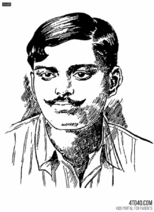 Chandra Shekhar Azad Coloring Page