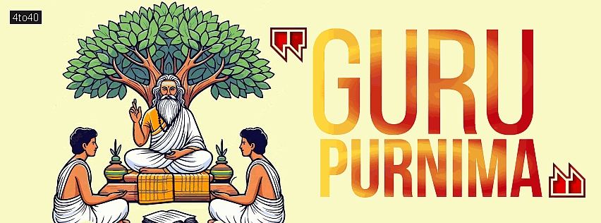 Guru Purnima Festival Banner Poster for Social Media