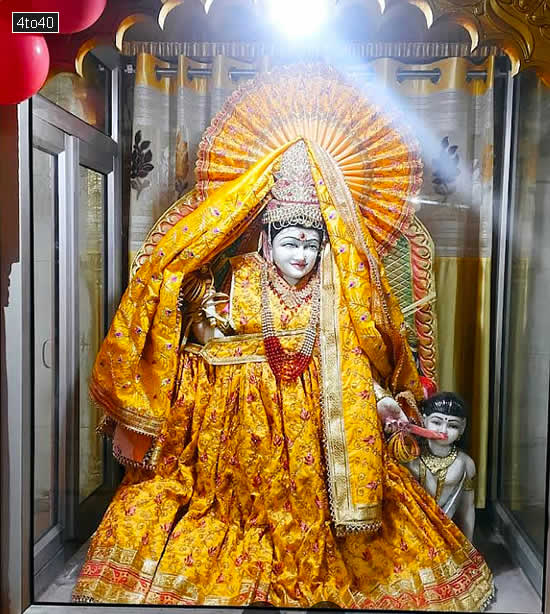 Hindus believe that the image of the Goddess Kalka here is a self-manifested one.