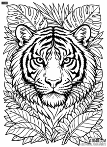 Majestic Tiger Portrait