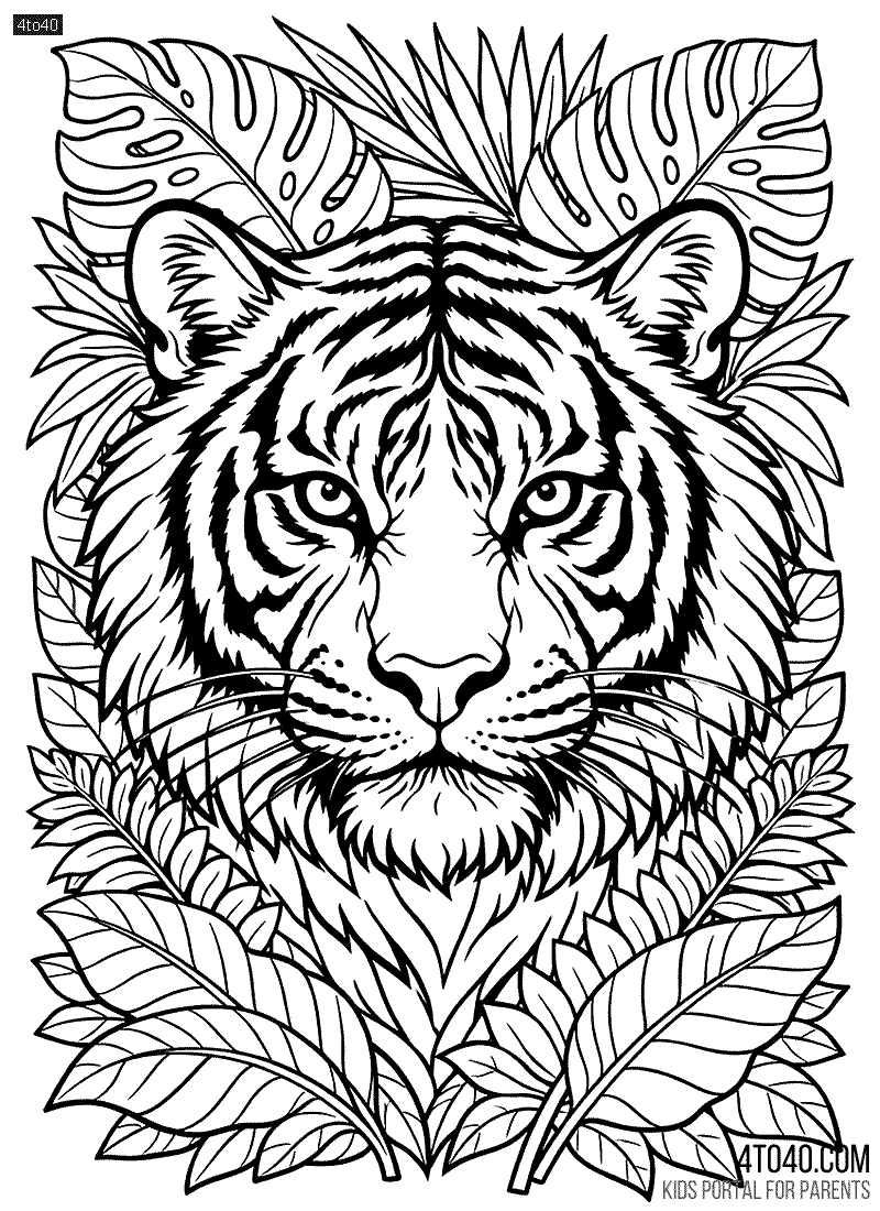 Majestic Tiger Portrait