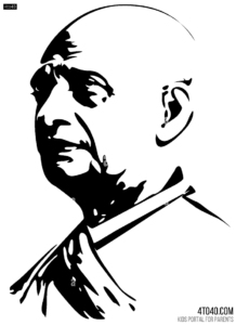 Sardar Vallabhbhai Jhaverbhai Patel Indian freedom fighter and politician Coloring Page