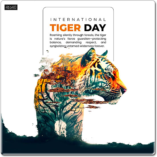 Global Tiger Day, often called International Tiger Day, is an annual celebration to raise awareness for tiger conservation