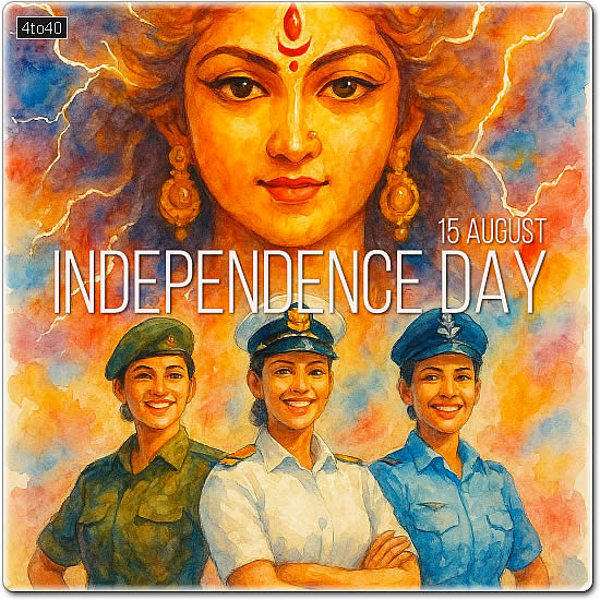 Independence Day 15 August Indian Armed Forces Greeting Card