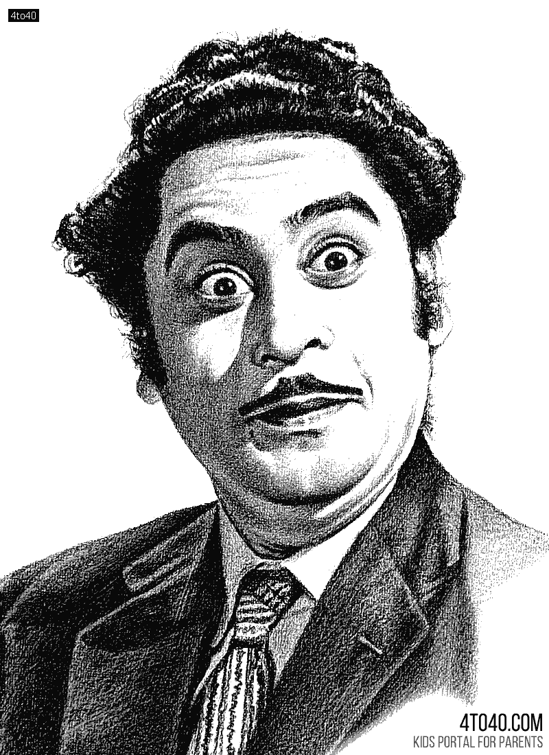 Kishore kumar Coloring Page For Teenagers and Adults