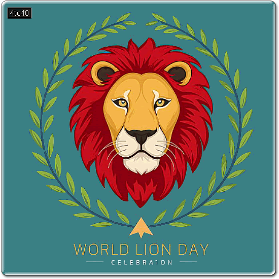 World Lion Day is an international annual event on August 10, dedicated to raising awareness and support for the conservation of lions