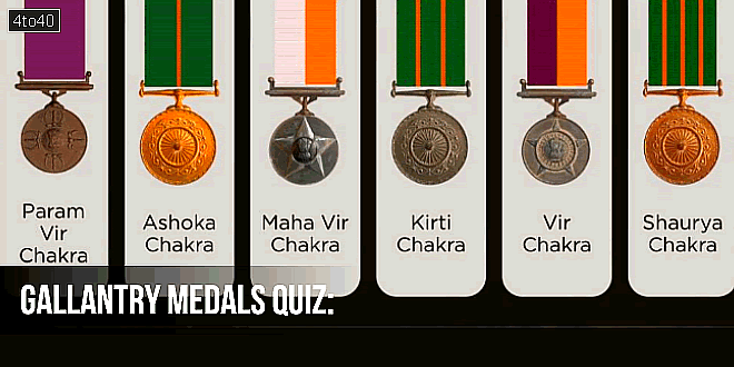 Gallantry Medals Quiz