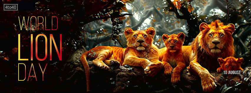 World Lion Day was conceived to create awareness of the conservation needs of lions