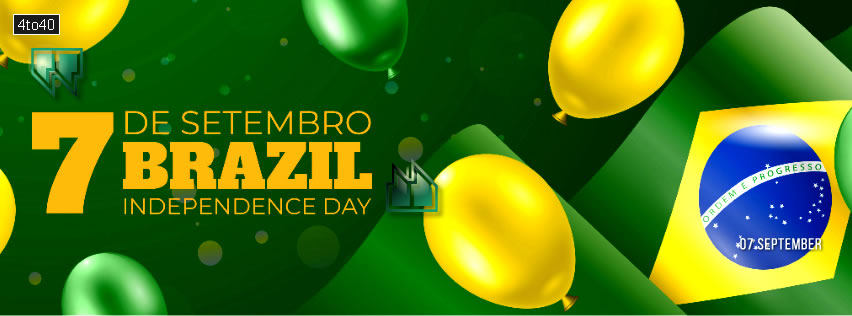 Brazil celebrates Independence Day on September 7 - Free Banner For Social Media