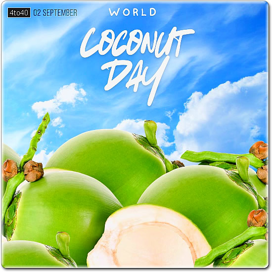 Celebrating World Coconut Day Digital Greeting Card