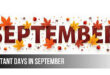 Important Days in September: National & International Dates List