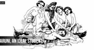 Aruni, an Ideal Student