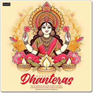 May this Dhanteras light up new dreams, fresh hopes, undiscovered avenues and fill your days with pleasant surprises and moments of happiness