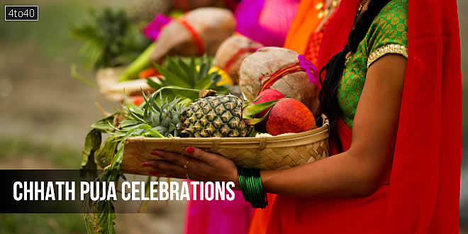 Chhath Puja Celebrations: Nahai Khai, Kharna, Sandhya & Bihaniya Arghya