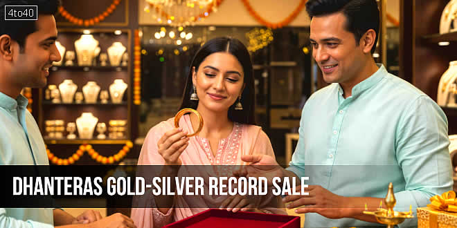 धनतेरस पर रिकॉर्ड शॉपिंग: 1 लाख करोड़ की खरीदारी, 25% ज्यादा बिका बस सोना-चाँदी