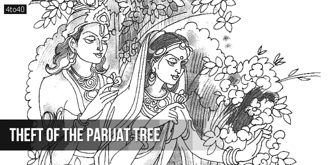 Theft of the Parijat Tree