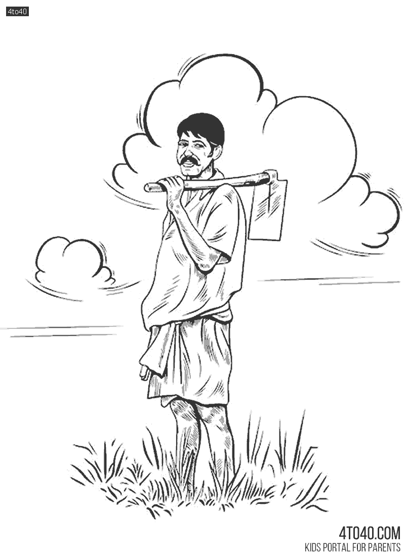 An Indian farmer is a person who is engaged in agriculture, growing crops and raising livestock to support their family and the nation