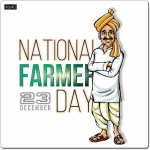 National Farmers Day - Kisan Diwas Digital Greeting Card