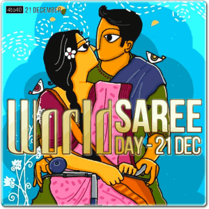 World Saree Day is celebrated on the 21st of December every year, and it was initiated in 2020 to honour the weaving communities and the unique art of sarees