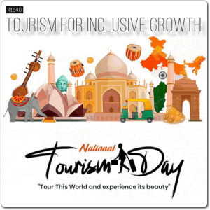 National Tourism Day 25 January Public Awareness Day Greeting Card
