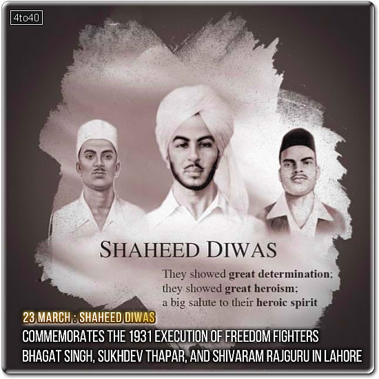 Shaheed Diwas Digital Greeting Card