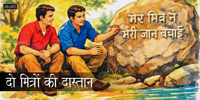 दो मित्रों की दास्तान: दोस्ती पर एक प्रेरणादायक कहानी