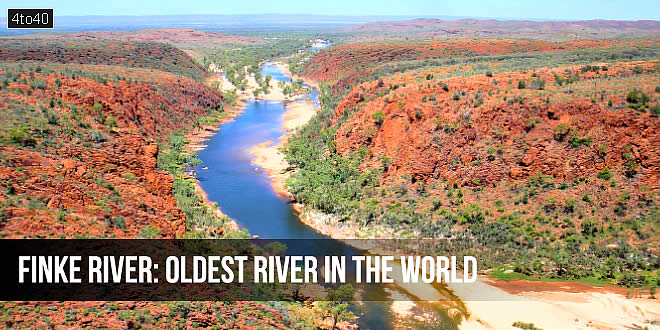 दुनिया की सबसे पुरानी नदी 'फिंके रिवर': Finke River - World Rivers Day Special