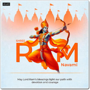May Lord Ram's blessings light our path with devotion and courage