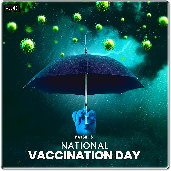 National Vaccination Day or National Immunisation Day Digital Greeting Card