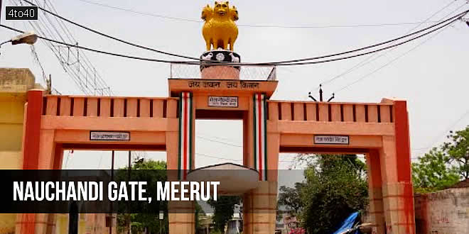 Nauchandi fair gate Hindu Muslim unity symbol held every year after Holi festival in Meerut