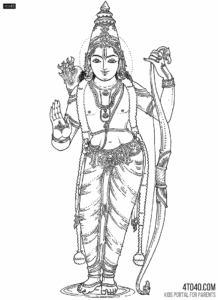 Shri Rama, the seventh avatar of Vishnu, is a revered Hindu deity embodying virtue, dharma (duty), and chivalry, primarily depicted as the "Ideal Man" (Purushottama) and king of Ayodhya